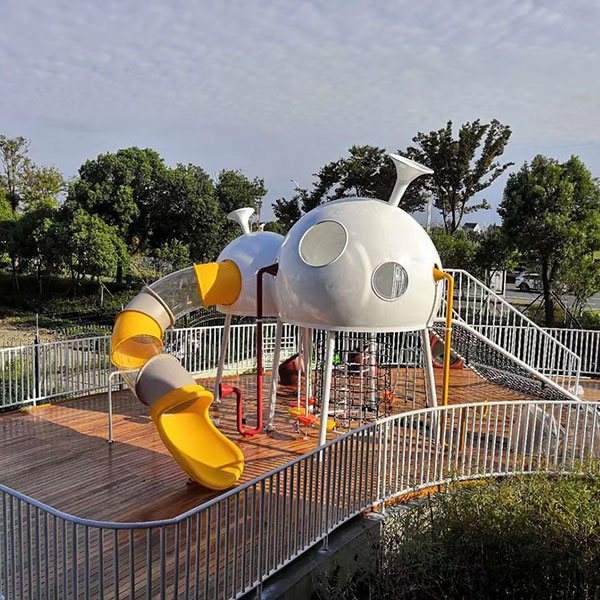 沐陽(yáng)幼兒園組合滑梯_非標(biāo)游樂(lè)設(shè)備_戶外秋千
