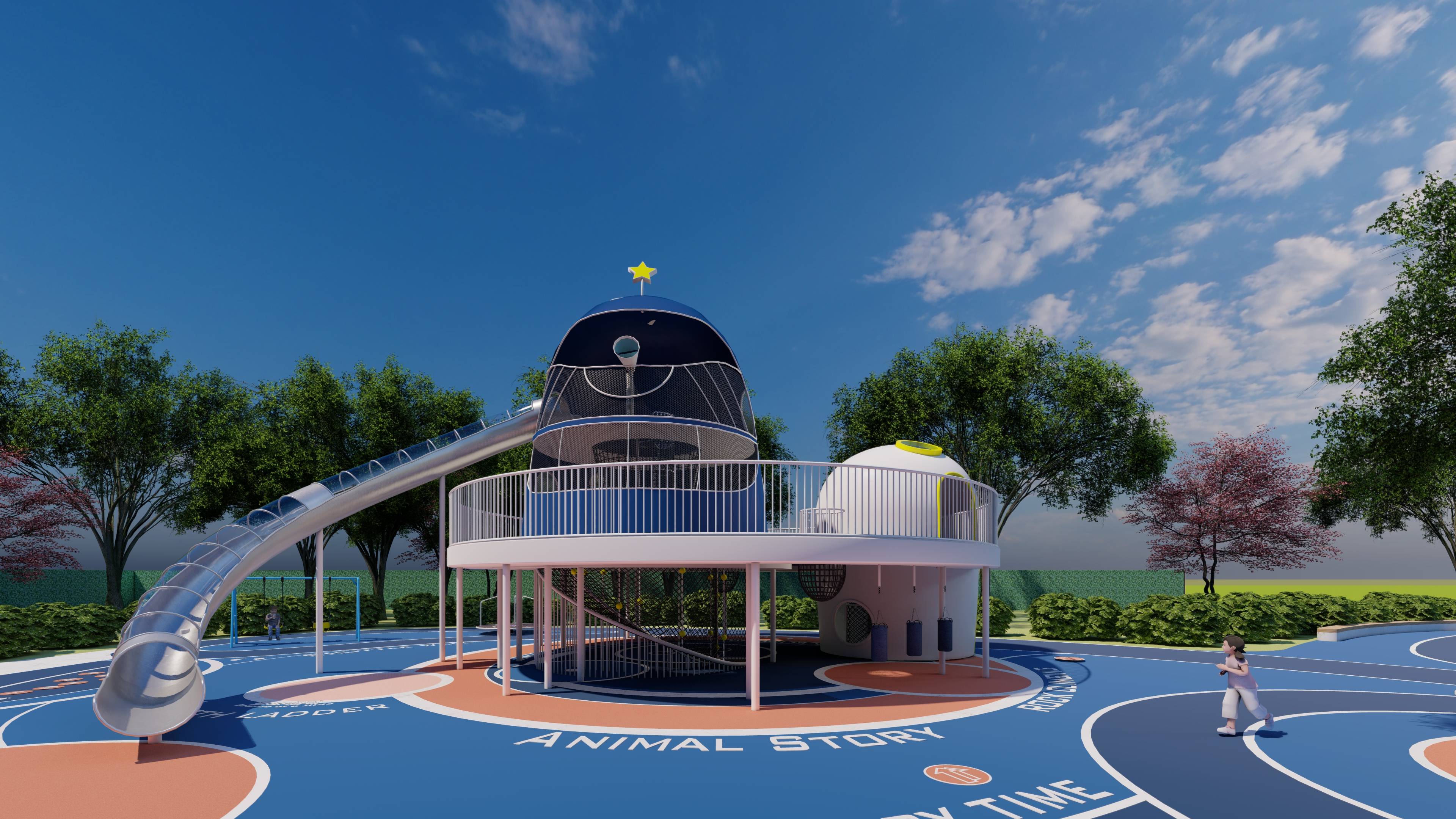 游樂場組合滑梯怎么選？